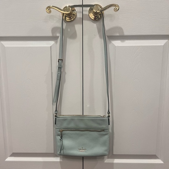Kate Spade light blue leather crossbody bag - Picture 2 of 7